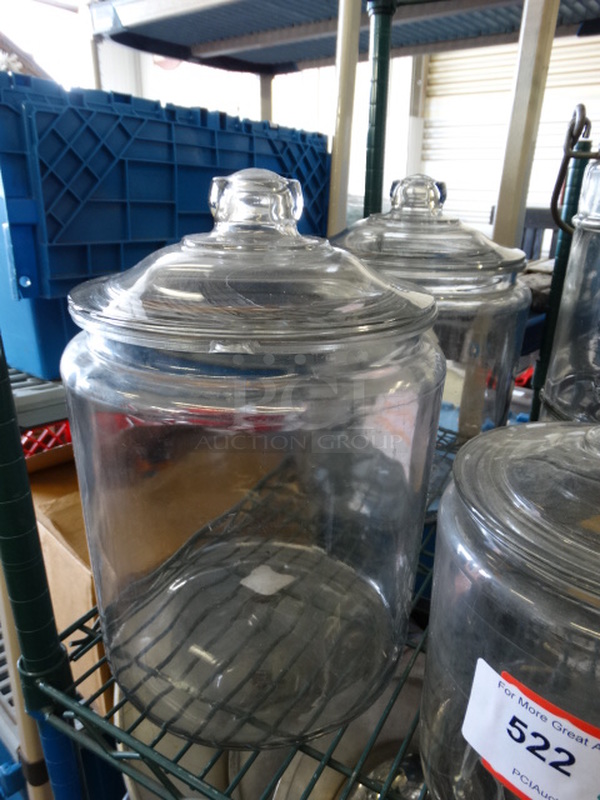 4 Various Glass Containers / Dispensers. Includes 10x10x13. 4 Times Your Bid! - Image 2 of 5