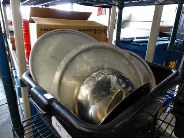 ALL ONE MONEY! Lot of Various Metal Lids! - Image 2 of 3