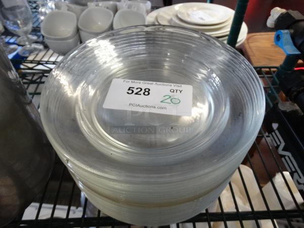 20 Glass Plates. 9x9x1. 20 Times Your Bid! - Image 1 of 3