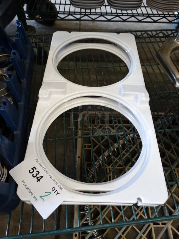 2 Poly Ice Cream Collars. 19.5x10x1. 2 Times Your Bid! - Image 1 of 3