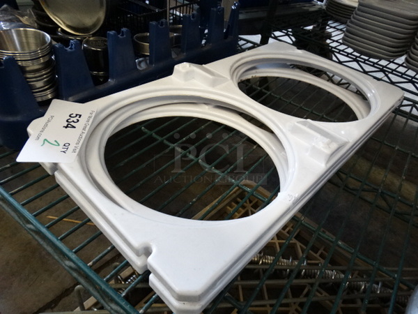 2 Poly Ice Cream Collars. 19.5x10x1. 2 Times Your Bid! - Image 2 of 3