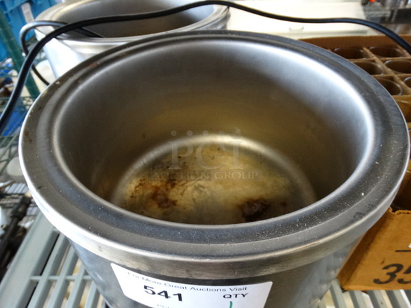 APW Wyott Model RCW-11 Stainless Steel Commercial Countertop Soup Kettle Food Warmer. 120 Volts, 1 Phase. 12.5x12.5x10. Tested and Working! - Image 2 of 6