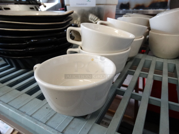 12 White Ceramic Mugs. 4.5x3.5x2.5. 12 Times Your Bid! - Image 2 of 3