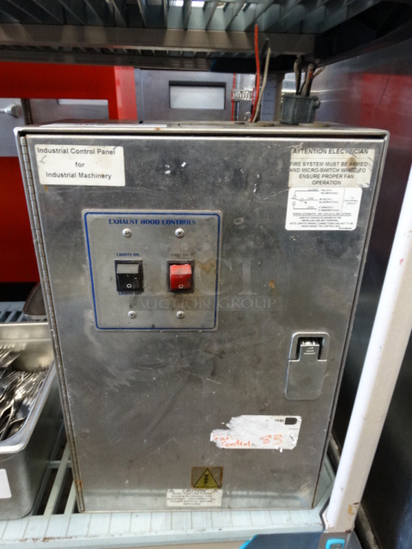 Stainless Steel Commercial Control Panel. 12x6x18