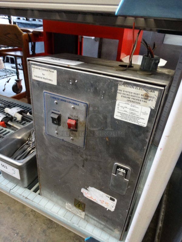 Stainless Steel Commercial Control Panel. 12x6x18 - Image 2 of 8