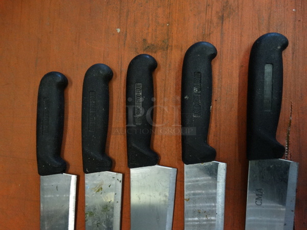 5 Metal Chef Knives. Includes 14". 5 Times Your Bid! - Image 5 of 6