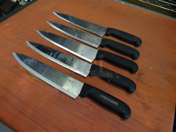 5 Metal Chef Knives. Includes 14". 5 Times Your Bid! - Image 6 of 6