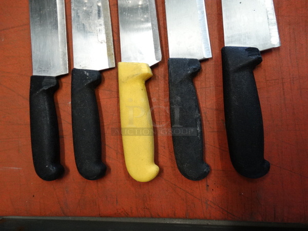 5 Metal Chef Knives. Includes 14". 5 Times Your Bid! - Image 4 of 6