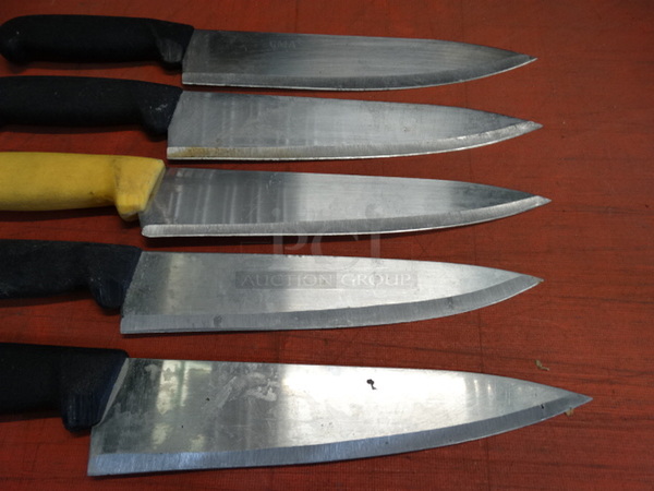 5 Metal Chef Knives. Includes 14". 5 Times Your Bid! - Image 6 of 6