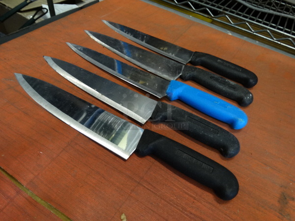 5 Metal Chef Knives. Includes 14". 5 Times Your Bid! - Image 5 of 6