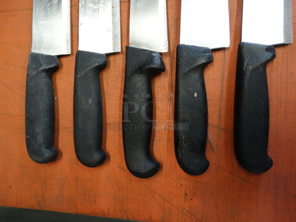 5 Metal Chef Knives. Includes 14". 5 Times Your Bid! - Image 6 of 6