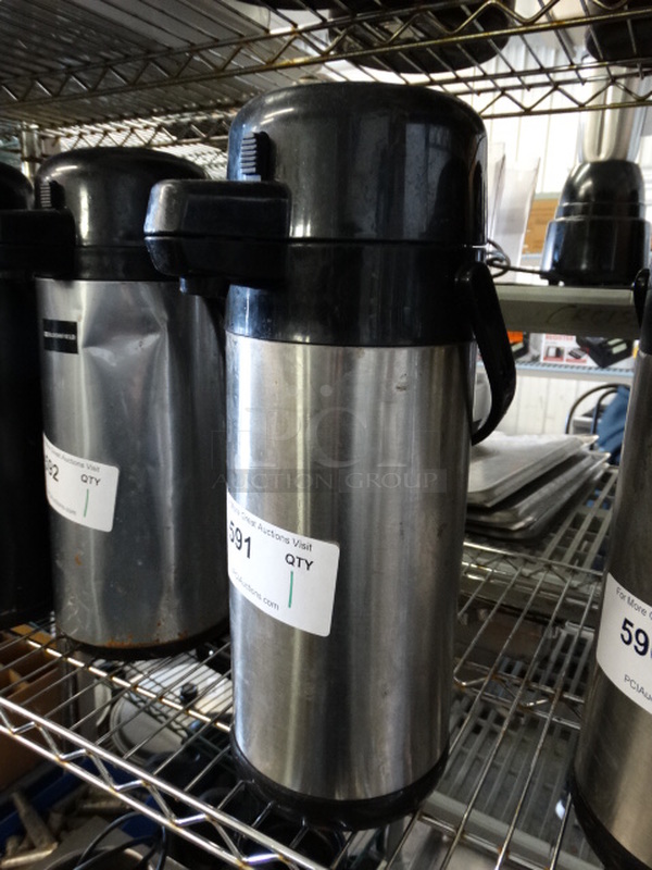 Chrome Finish Air Pot. 5.5x7.5x14 - Image 1 of 4