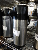 Chrome Finish Air Pot. 5.5x7.5x14