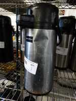 Chrome Finish Air Pot. 5.5x7.5x14