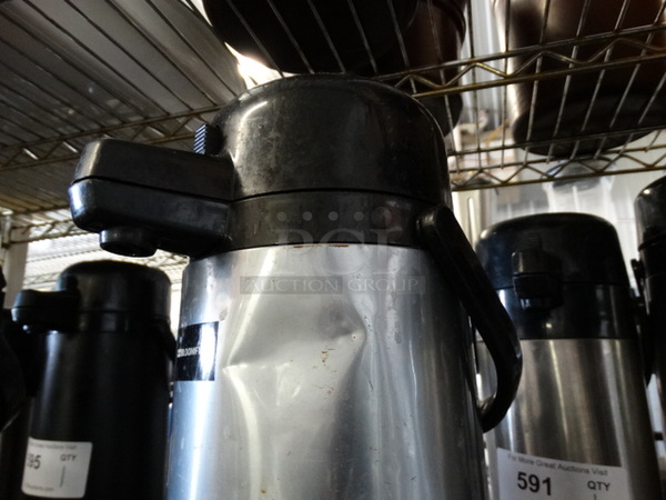 Chrome Finish Air Pot. 5.5x7.5x14 - Image 3 of 4