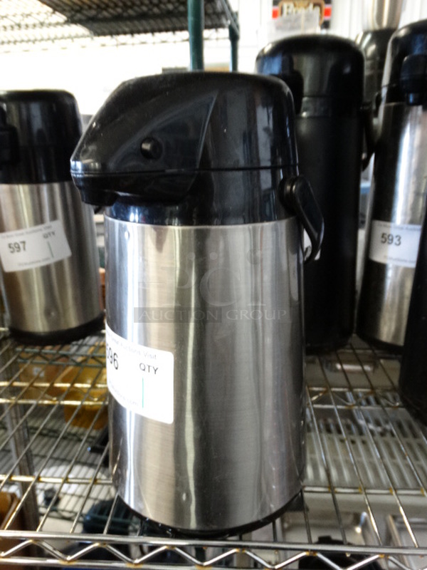 Chrome Finish Air Pot. 6.5x8x12 - Image 1 of 5