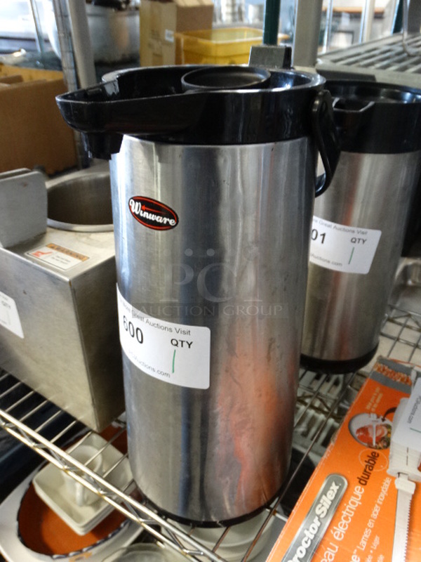 Chrome Finish Air Pot. No Lid. 6x8x14 - Image 1 of 2