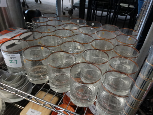 27 Rocks Glasses. 3x3x4. 27 Times Your Bid! - Image 3 of 3