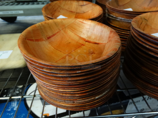 20 Wood Pattern Bowls. 6x6x1.5. 20 Times Your Bid!