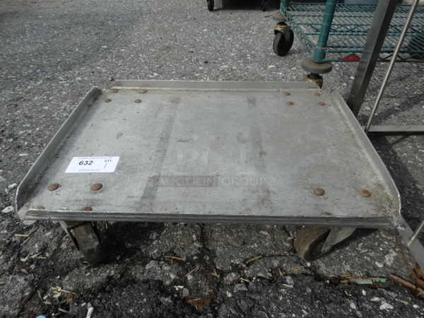 Metal Dolly on commercial Casters. 27x20x6 - Image 1 of 3