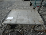 Metal Dolly on commercial Casters. 27x20x6