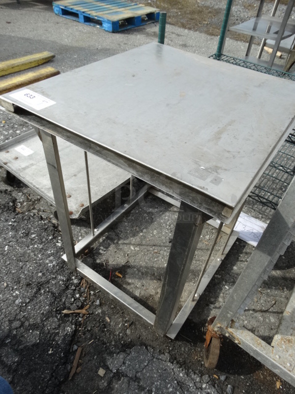 Metal Table. 23x28x29 - Image 2 of 4