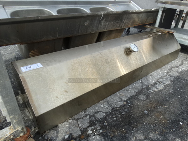 Stainless Steel Commercial Unit For Smoker. 66x19x12