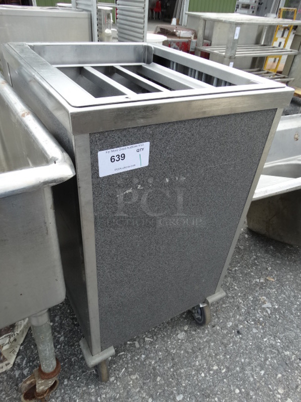 Stainless Steel Commercial Tray Return on Commercial Casters. 20x24x36 - Image 2 of 5