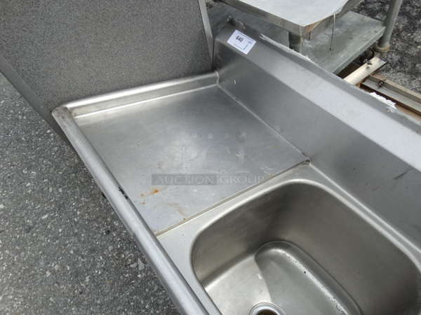 Stainless Steel Commercial 3 Bay Sink w/ Dual Drainboards. 92x26x24. Bays 16x19x12. Drainboards 18x21x2 - Image 5 of 6