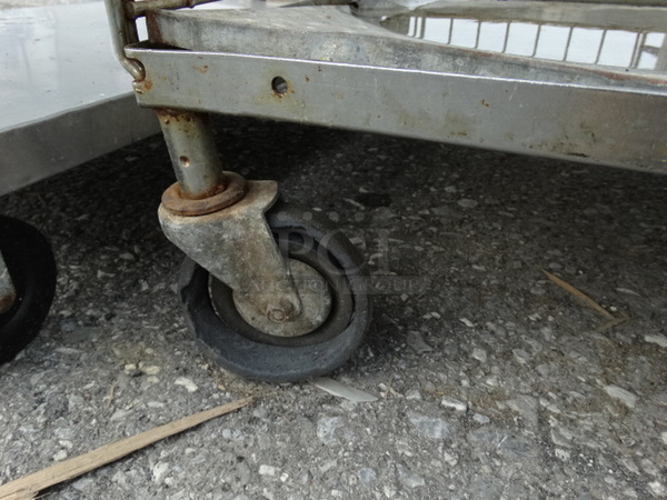 Metal Commercial Cart on Commercial Casters. 24x22x28 - Image 6 of 6