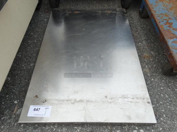 Stainless Steel Tabletop. 24x36x2 - Image 4 of 4