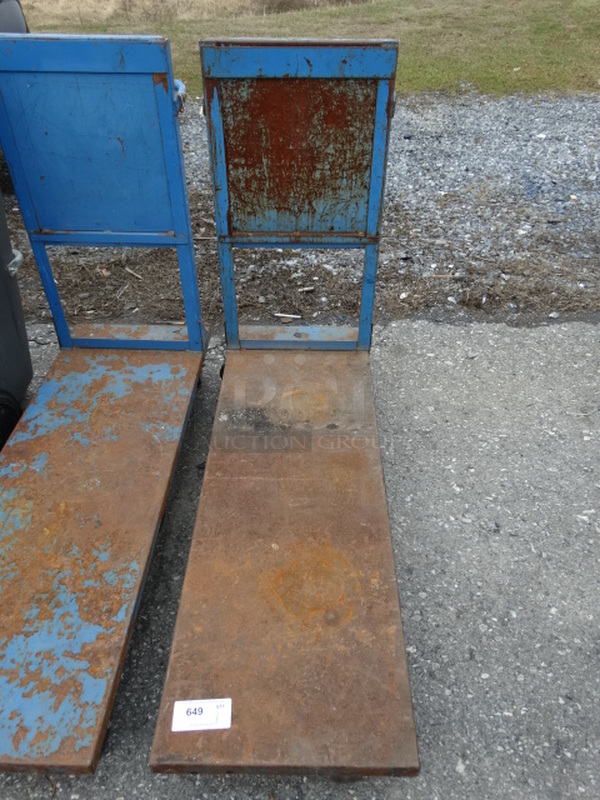 Metal Commercial Cart on Commercial Casters. 18x54x42 - Image 1 of 6