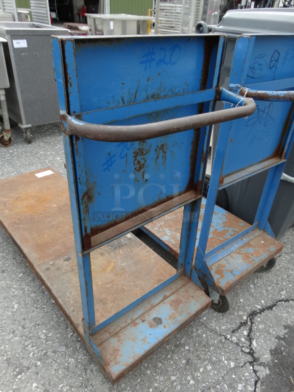 Metal Commercial Cart on Commercial Casters. 18x54x42 - Image 5 of 6