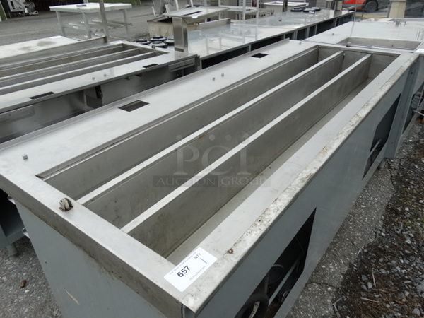 NICE! 2003 Duke Model SUB-CP-TC86 Stainless Steel Commercial Make Line. 120 Volts, 1 Phase. 86x34.5x37 - Image 6 of 9