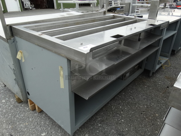 NICE! 2003 Duke Model SUB-CP-TC60 Stainless Steel Commercial Make Line. 120 Volts, 1 Phase. 60x34.5x37 - Image 1 of 6