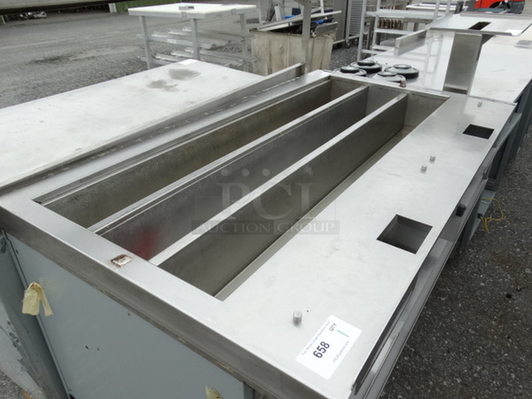 NICE! 2003 Duke Model SUB-CP-TC60 Stainless Steel Commercial Make Line. 120 Volts, 1 Phase. 60x34.5x37 - Image 2 of 6