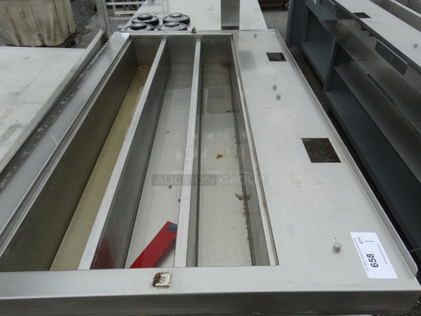 NICE! 2003 Duke Model SUB-CP-TC60 Stainless Steel Commercial Make Line. 120 Volts, 1 Phase. 60x34.5x37 - Image 3 of 6
