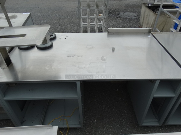 NICE! 2003 Duke Model SUB-CU-60A Stainless Steel Commercial Make Line Cashier Piece. 61x34.5x46 - Image 1 of 6