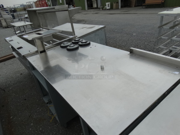 NICE! 2003 Duke Model SUB-CU-60A Stainless Steel Commercial Make Line Cashier Piece. 61x34.5x46 - Image 3 of 6