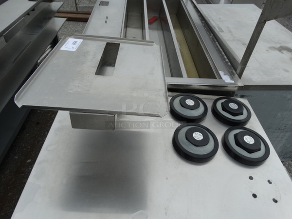 NICE! 2003 Duke Model SUB-CU-60A Stainless Steel Commercial Make Line Cashier Piece. 61x34.5x46 - Image 4 of 6