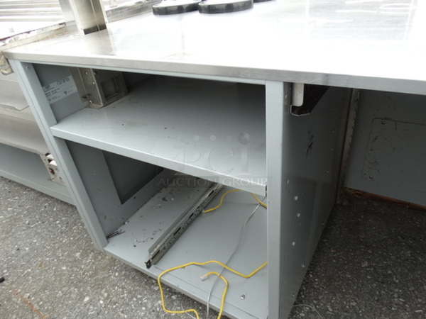 NICE! 2003 Duke Model SUB-CU-60A Stainless Steel Commercial Make Line Cashier Piece. 61x34.5x46 - Image 5 of 6