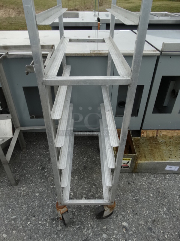Metal Commercial Pan Transport Rack on Commercial Casters. 13x26x67 - Image 3 of 3