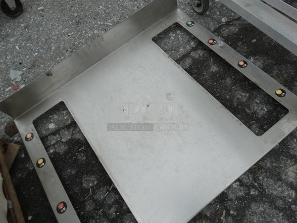 Stainless Steel Countertop w/ Backsplash and Cut Outs. 36x30x6 - Image 5 of 5