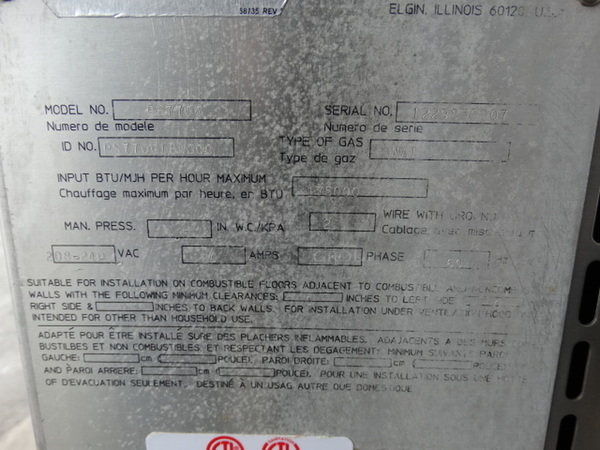 2 STUNNING! Middleby Marshall Model PS770G Stainless Steel Commercial Natural Gas Powered Conveyor Pizza Ovens on Commercial Casters and Metal Legs. 175,000 BTU. 108x63x64. 2 Times Your Bid! - Image 9 of 11