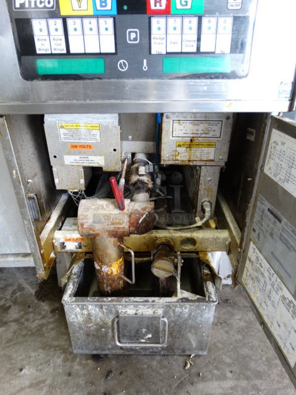 2 EXQUISITE! Items; Giles Model FSH-2-PH Stainless Steel Commercial Ventless Grease Hood and 2010 Pitco Frialator Model SEF184 Stainless Steel Commercial Electric Powered Deep Fat Fryer w/ Filtration System. 208-240 Volts, 3 Phase. 24x42x82. 2 Times Your Bid - Image 7 of 8