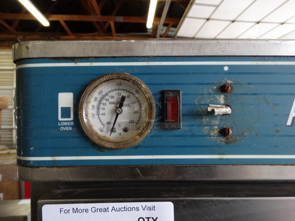 WOW! Alto Shaam Model 1200-UPS Stainless Steel Commercial Halo Heat Pass Through 2 Half Size Door Holding Cabinet. 125 Volts, 1 Phase. 24x34x68. Cannot Test Due To Plug Style - Image 4 of 9