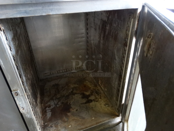 WOW! Alto Shaam Model 1200-UPS Stainless Steel Commercial Halo Heat Pass Through 2 Half Size Door Holding Cabinet. 125 Volts, 1 Phase. 24x34x68. Cannot Test Due To Plug Style - Image 7 of 9