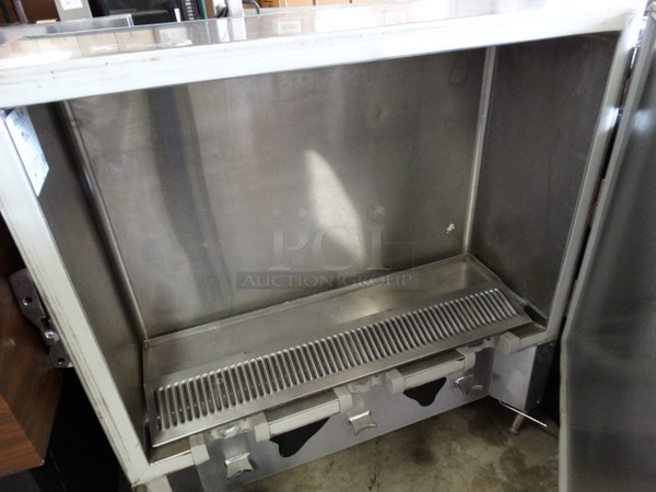 NICE! Silver King Model SK3IMP Stainless Steel Commercial Countertop 3 Head Milk Dispenser. Comes w/ Drip Tray Grate! 115 Volts, 1 Phase. 38x17x40. Tested and Working! - Image 5 of 7