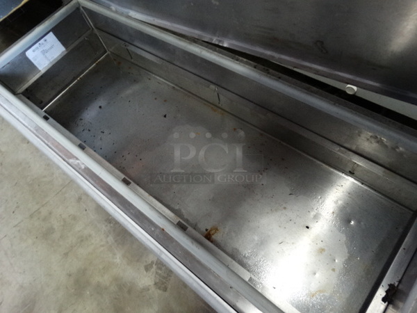 NICE! Silver King Model SKPS Stainless Steel Commercial Countertop Bar Topping Cooler. 115 Volts, 1 Phase. 57x18x11. Tested and Working! - Image 4 of 5