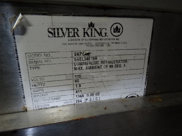 NICE! Silver King Model SKPS Stainless Steel Commercial Countertop Bar Topping Cooler. 115 Volts, 1 Phase. 57x18x11. Tested and Working! - Image 5 of 5